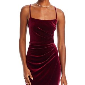 Ruched Velvet Mini Dress - Exclusive